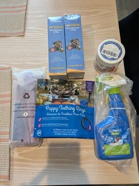 New Puppy/Dog Bundle - Treats, Leash, Bitter Spray, Tick Spray, Calming Treats